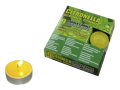 Citronella värmeljus 9 stycken
