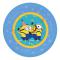Minions The Rise of Gru micro premium plasttallrikar, set om 4, 21 cm
