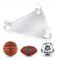 4-pack stativ - Tripod akryldisplaystativ för basketbollar, fotbollar, etc.