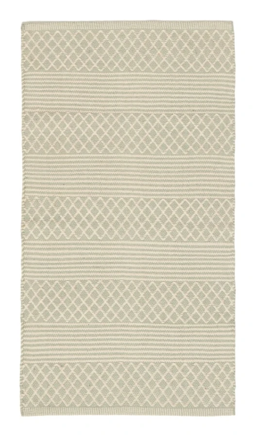 Fyrolin Ljusgrön 75x180 cm Trasmatta