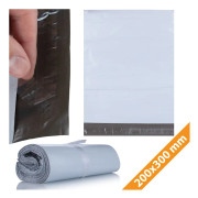Foliopak Vit 200 x 300 mm – Vattentat och Rivtarkt | 100 Stycken | LDPE | Sjalvklistrande Forpackning
