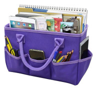 Desktop Tote and Storage Organizer, Teacher Helper Bag Org
