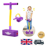 Built-In Sound Foam Pogo Stick for Kids Age 3-12 Exciting Activity Toy Brand New