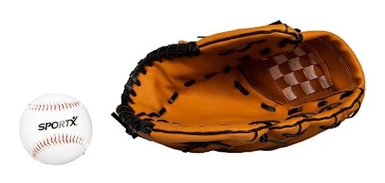 SportX Basebollhandske + Boll