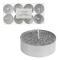 Glittriga Värmeljus 8 Styck Silver