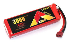 6.6V 3000mAh - 20C - Etop LiFePo4