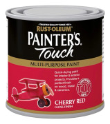Chic Brush Paint Cherry Red Gloss Toy Safe 250ml Use on Wood Metal Ceramics Toys Brand New