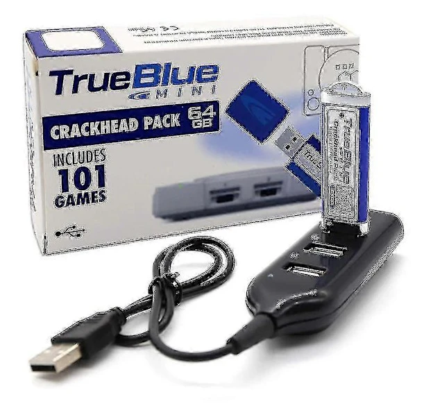 True Blue Mini Pack Tillbehör Plug And Play Bärbar För Playstation Spel Fight Pack Crackhead Pack-True Blue Crackhead