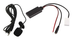 12-stifts bilradio RD4 Bluetooth musik AUX ljudkabeladapter med mikrofon för Citroën C2 C3 C4 C5 C6 C8