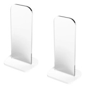 2 st Boxningshandskar Displayställ Signerad Hållare Robust Hållbar Display och Förvaring Butiksställ för Bänkskivor Butik White 8cmx5cmx15cm
