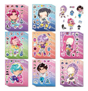 8pcs KPOP DEMON HUNTERS stickers card gift 2025 Activity Book Xmas kids toys Brand New