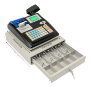 Elektronisk Kassaregister, LED-display, Flera Betalningsalternativ,svart