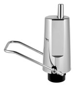 Stol Hydraulisk Lyftpump, Justerbar Höjd, Hög Lastkapacitet,Silver