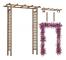 Enkel träpergola 153x200 cm Freesia