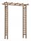 Enkel träpergola 153x200 cm Freesia