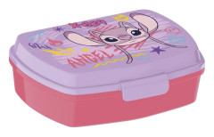 Lilo & Stitch Matlåda Barn 17 cm – Lunchbox Angel BPA-fri Plast Rosa
