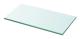 vidaXL Hyllplan glas genomskinlig 30x12 cm