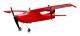 Fjärrstyrt flygplan, 35x30x9 cm, Röd, EPP-material