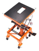 Hydraulisk motorcykellyftbord, 350 lbs kapacitet, 13,8"-36" lyftrange, halkfri plattform,350LBS