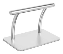 Fotstöd, Slitstarkt Rostfritt Stål, Elegant Design, Silver