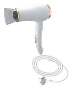 Hårfön - AVIZAR - 850W - Lätt - Varm/kall luft - Sladdad Vit