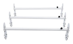 Takräcke för skåpbil, 3 stänger, 102x310x130 mm, justerbar, legerat stål