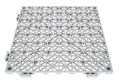 Dräneringsgolvplattor, Modulära sammankopplande kuddar 55-pack, 30x30 cm, Grå, PVC