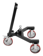 Trailerflyttare - Trailerdolly - Justerbar - 1587,6 kg Lastkapacitet - 20,32 cm Hjul - Kolstål & Gummi - Svart