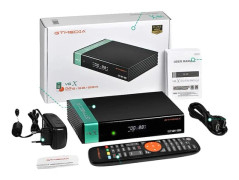 Satellitmottagare, HD 1080P, USB-anslutning,v8x, EU-kontakt