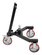 Trailer Dolly, 1587 kg kapacitet, justerbart handtag,svart