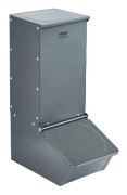 Grisfoderautomat, 49,5x30x75 cm, Stål, Utomhus foderautomat för boskap