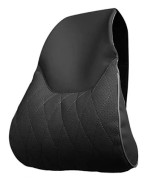 Bilbarnstol Nackstöd Svankstöd för BYD Seal Atto 4 EV 2022~2024 Memory Bomull Andningsbar Nackkudde Fyra Säsonger Universal 1Pcs Black Headrest