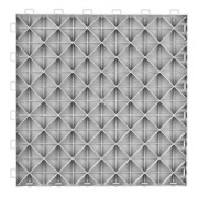 Garagegolvplattor, 30.5x30.5x1.34 cm, Silver, Halkfri golvbeläggning