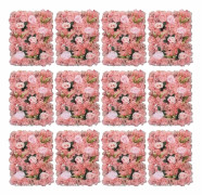 Blompaneler, Sidenmaterial, Mångsidig Inredning,Rosa