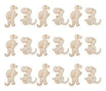 20 Pcs Kids Hand-painted Craft Toys Graffiti Dinosaur Chips Classroom Decor Brand New
