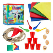 Outdoor Games for Kids and Adults 6 in 1 or 3 in 1, PE Sports Day Sack Race Fly Brand New