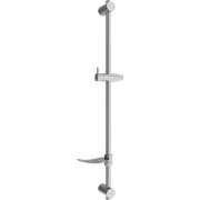 Mexen DF duschstång med tvålkopp 80 cm, grafit - 79382-66