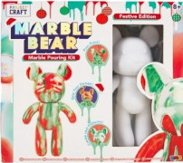 Marble Bear Paint Pouring Kit, Brings A Splash of Colour to Your Holiday Brand New