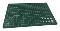 Art Double-Sided PVC Cutting Mat Green A5