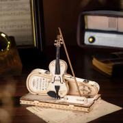 Rolife Violin Capriccio Model 3D Wooden Puzzle Easy Assembly Kit Musical DIY Toy Brand New