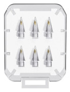 ESSAGER 6-PACK Ersättning Pennspets Apple Pen 1/2/Pro Transparent