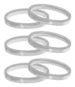 Ärmhållare 3 par, elastiska skjortärmshållare justerbara armbindlar silver