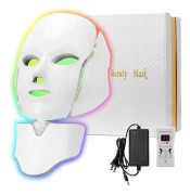 [LLC]LED Face Mask, 7 Colored LED Face Mask Light Therapy, Skincare Mask for Face and Neck, for both beauty salons and home use