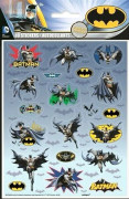 BATMAN 80 STICKERS on 4 SHEETS PARTY LOOT BAG TOYS boys girls kids Brand New