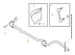 VOLVO XC90 bakre stabilisatorstång OE 9465759