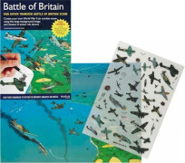 PACK OF 10 BATTLE OF BRITAIN RUB DOWN TRANSFER PACKS + BATTLE OF BRITAIN PENCIL Brand New
