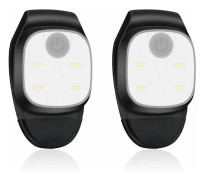 LED-huvudlampa bröstlampa 2 stycken löpljus med 4 belysningslägen