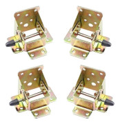 Folding Table Legs for Kitchen and Laundry Room, Self-Locking Brackets with Solid Construction, High-Quality Metal Table Leg Extender with 90-Degree Angle