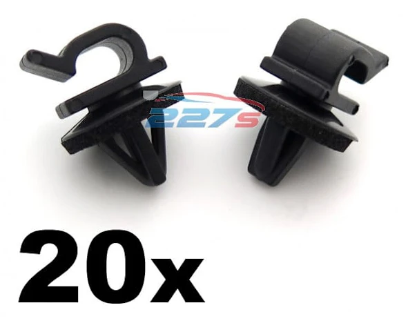 20x Vehicle Cable & Wiring Harness Clips- for Routing in the Engine Bay / in-Car