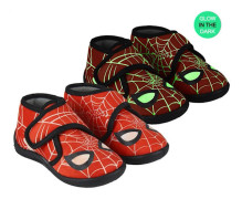 Spiderman indoor shoes that glow in the dark size 23
